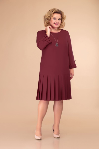 Платье Svetlana-Style 1429 бордовый - фото 1