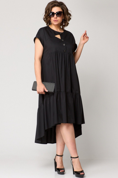 Платье EVA GRANT 7327Х черный - фото 10