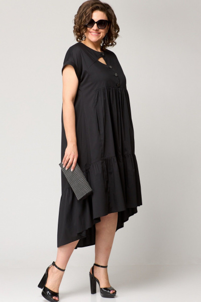 Платье EVA GRANT 7327Х черный - фото 3