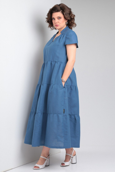 Платье Celentano lite 5028.1 синий - фото 9