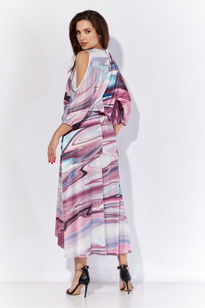 Платье TAiER 1284 фиолетовый - фото 5
