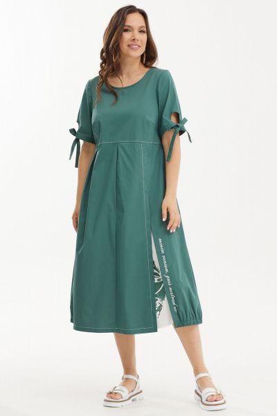 Платье Магия моды 2445 зеленый - фото 3