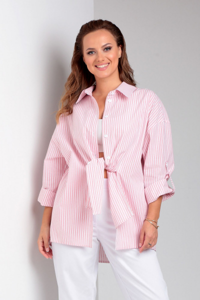Рубашка Liona Style 897 розовый - фото 2