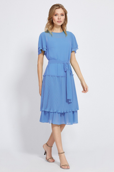 Платье Bazalini 4904 синий - фото 3