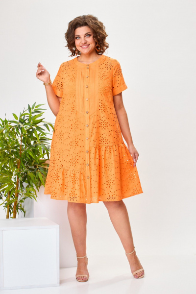 Платье Romanovich Style 1-2525 апельсиновый - фото 1