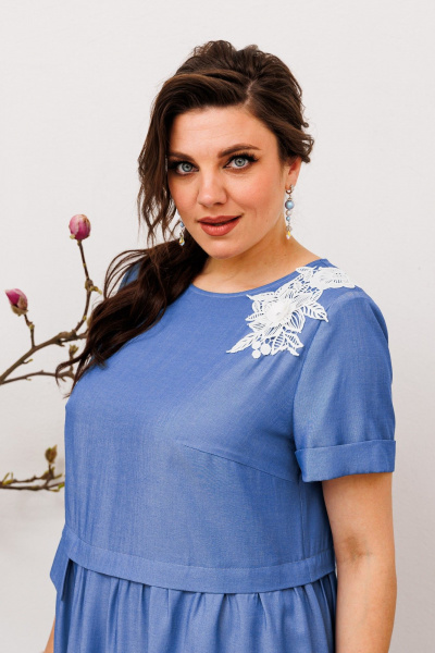 Платье Romanovich Style 1-2685 голубой - фото 4
