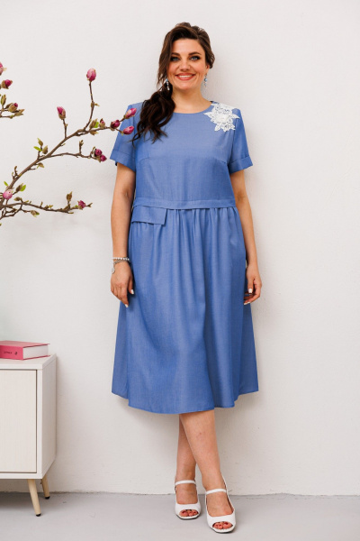 Платье Romanovich Style 1-2685 голубой - фото 1