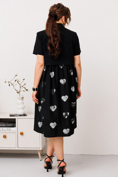 Платье Romanovich Style 1-2675 черный - фото 11