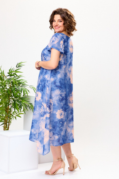 Платье Romanovich Style 1-1332 ярко-голубой - фото 11