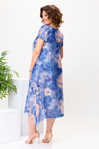 Платье Romanovich Style 1-1332 ярко-голубой - фото 3