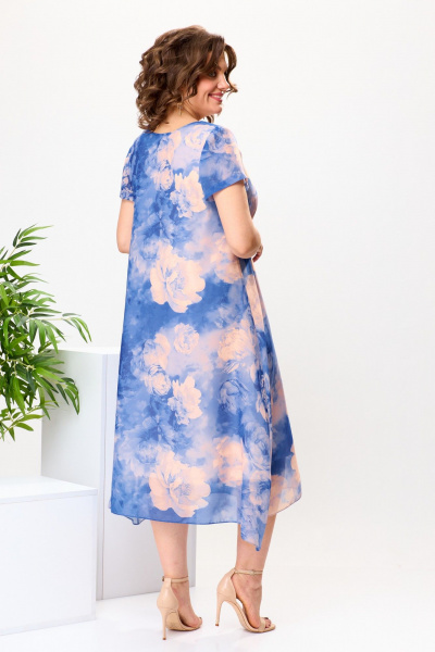 Платье Romanovich Style 1-1332 ярко-голубой - фото 2