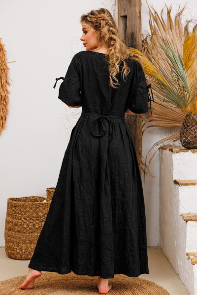 Платье АМУЛЕТ 9731 чёрный - фото 6