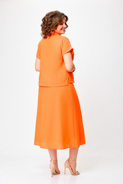 Блуза, юбка Swallow 750 оранжевый - фото 12
