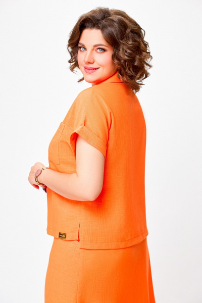 Блуза, юбка Swallow 750 оранжевый - фото 11