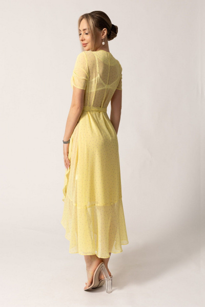 Платье Golden Valley 4676-2 желтый - фото 2