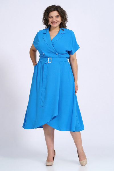 Платье Пинск-Стиль 150 голубой - фото 8