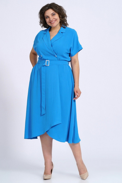 Платье Пинск-Стиль 150 голубой - фото 6