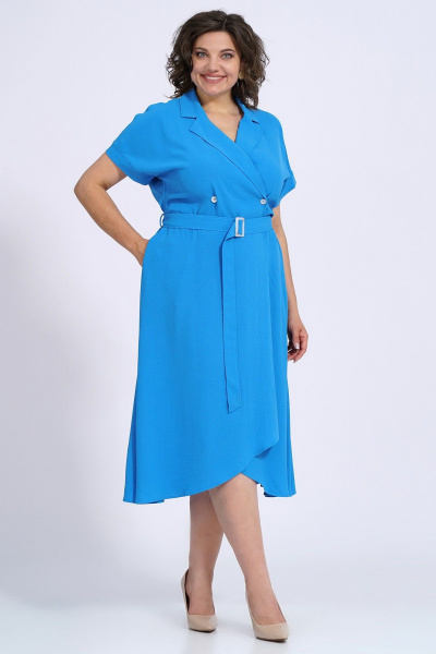 Платье Пинск-Стиль 150 голубой - фото 5