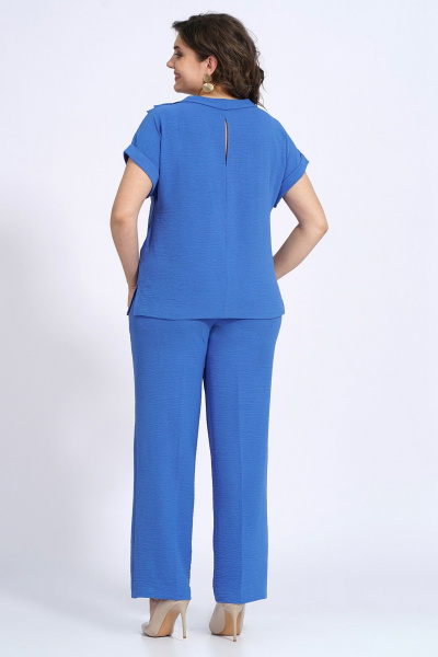 Блуза, брюки Пинск-Стиль 151 голубой - фото 10