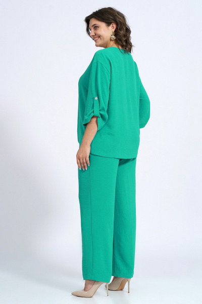 Блуза, брюки Пинск-Стиль 145 зеленый - фото 5