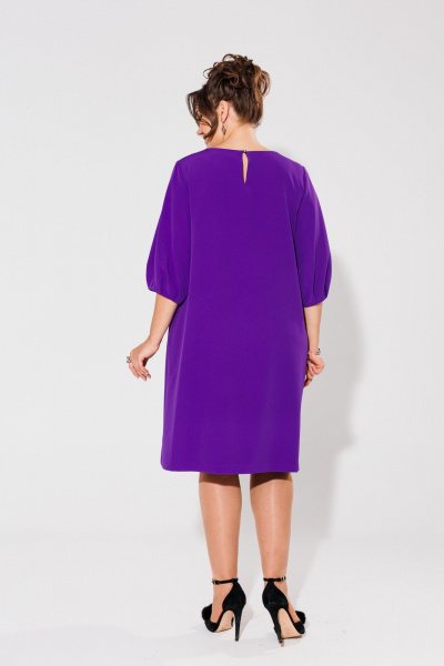 Платье Anelli 1434.1 фиолет - фото 4