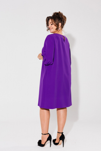 Платье Anelli 1434.1 фиолет - фото 2