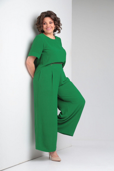Блуза, брюки VIA-Mod 636 зеленый - фото 3
