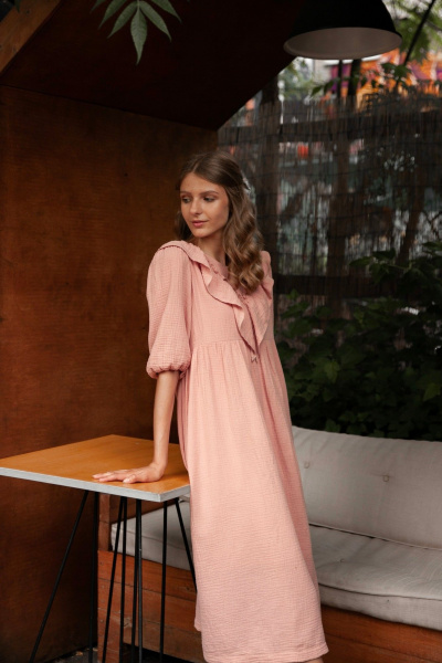 Платье Remarque 1022 розовый - фото 6