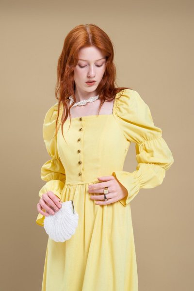 Платье Remarque 1027 желтый - фото 6