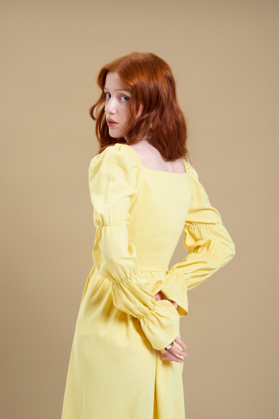 Платье Remarque 1027 желтый - фото 5