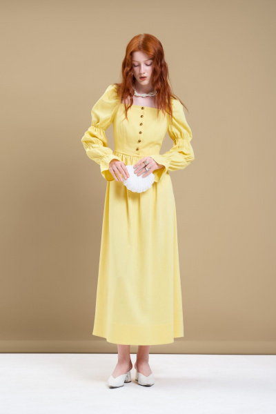 Платье Remarque 1027 желтый - фото 2