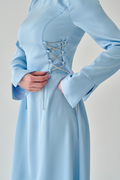 Платье Мастер Мод 838ас голубой - фото 2