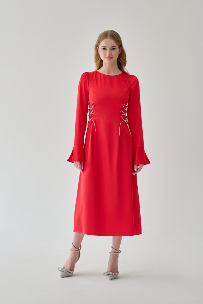 Платье Мастер Мод 838ас красный - фото 1