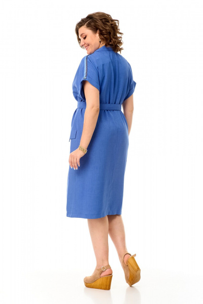 Платье T&N 7513 голубой - фото 5
