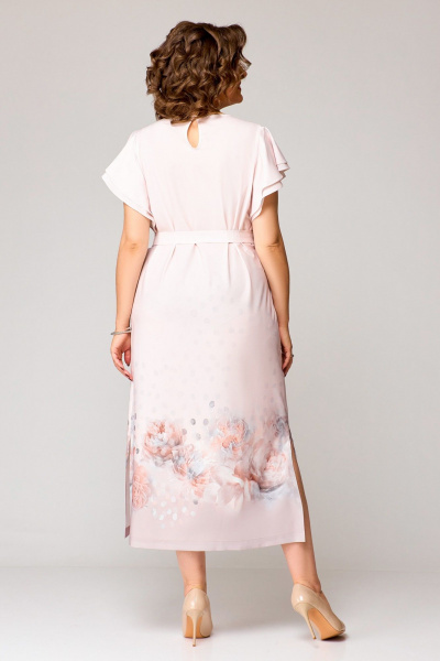 Платье Swallow 751 пудрово-розовый - фото 5