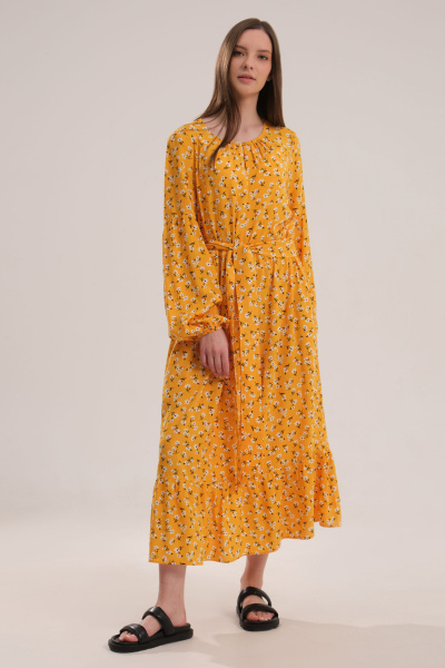 Платье Панда 142780w желтый - фото 1