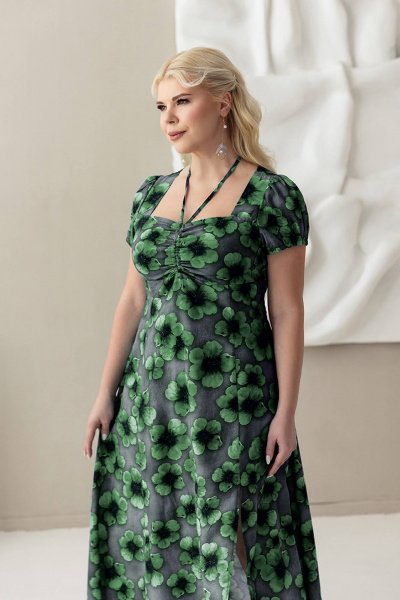 Платье ASV 2731 зеленый - фото 1