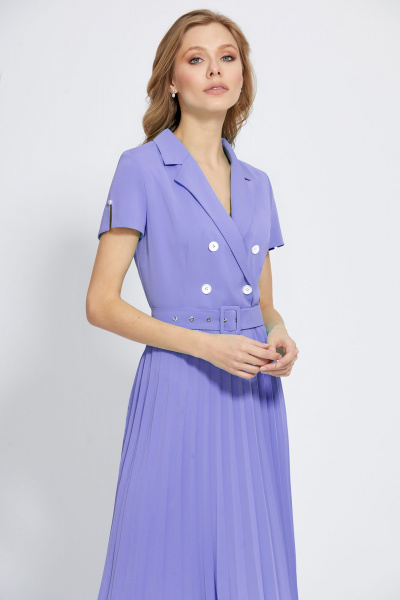 Платье, пояс Bazalini 4905 фиолетовый - фото 2