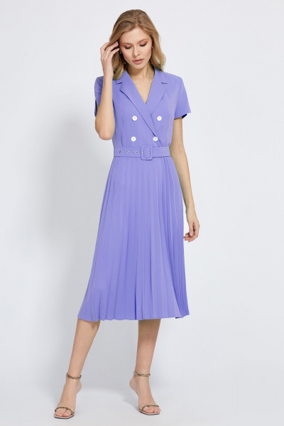 Платье, пояс Bazalini 4905 фиолетовый - фото 1