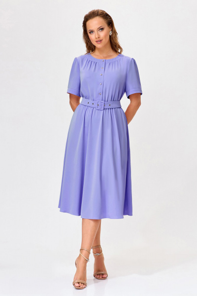Платье, пояс Bazalini 4953 фиолетовый - фото 3
