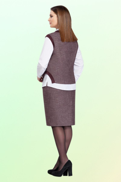 Блуза, жилет, юбка Vitol Fashion В-3004 - фото 3