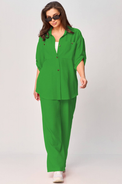 Блуза, брюки Karina deLux M-1230 зеленый - фото 1