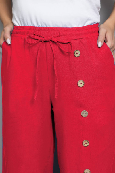 Блуза, брюки Gold Style 2627 красный - фото 5