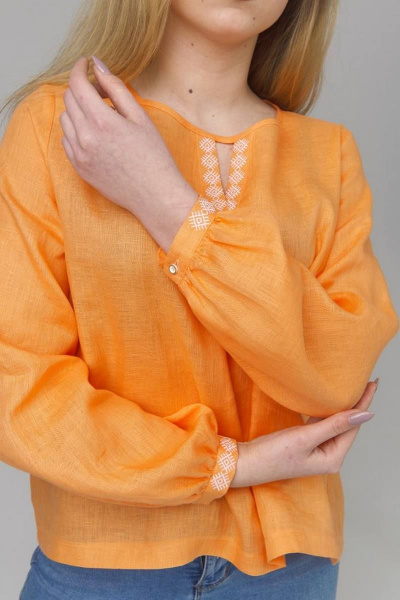 Блуза Nadex 781022_170 оранжевый - фото 2