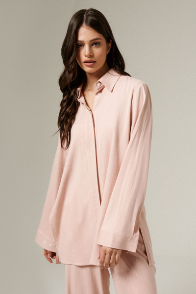 Блуза Панда 186820w розовый - фото 2