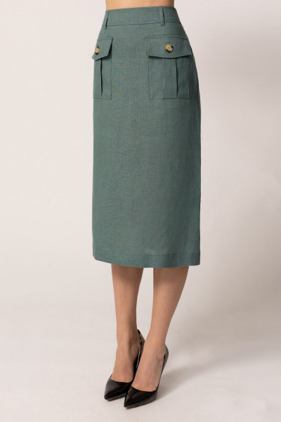 Жакет, юбка Golden Valley 6459-1 зеленый - фото 3