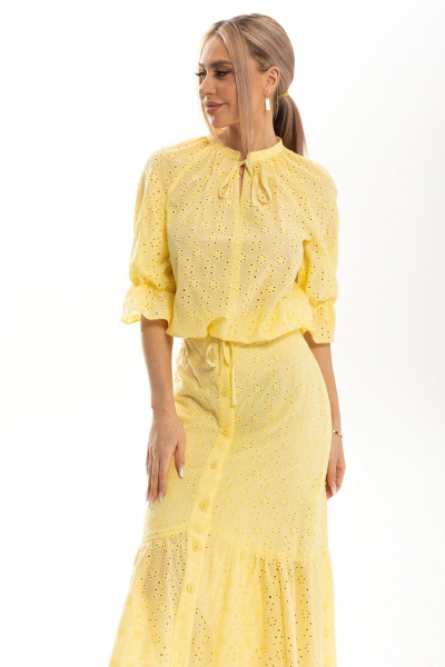 Блуза, юбка Golden Valley 6541-1 желтый - фото 3