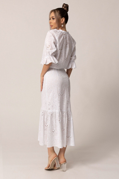 Блуза, юбка Golden Valley 6541-1 белый - фото 2