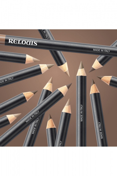 Карандаш для бровей Relouis BROW_PENCIL_WITH_VITAMIN_E тон:05 dark brown - фото 5