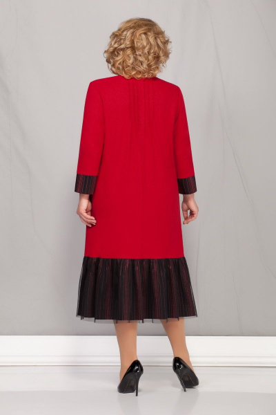Платье Ивелта плюс 1670/1 красный - фото 2